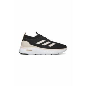 Tenisi slip-on din material textil cu talpa wedge - imagine