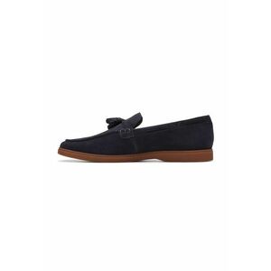 Pantofi loafer din piele intoarsa cu canaf Torford - Albastru ultramarin imagine