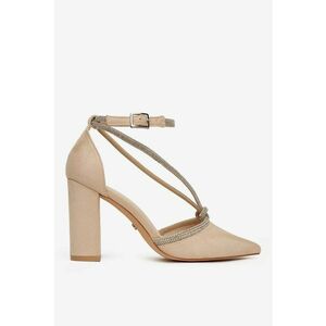 Pantofi bej marca - Bej imagine