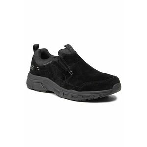 Bocanci trekking barbati 237282 - Piele naturala - Negru imagine
