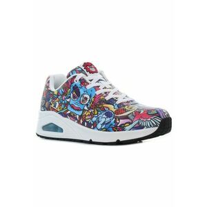Pantofi sport Uno - Color Doodle pattern pentru femei Mărime: - Rosu imagine
