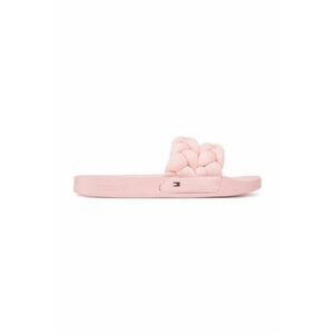 Papuci dama - textil - roz - Roz imagine