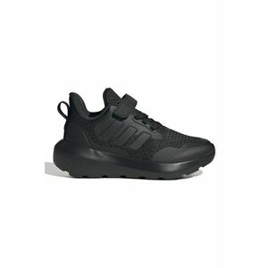 Pantofi sport cu talpa wedge si inchidere velcro Forta Run 3.0 - Negru imagine