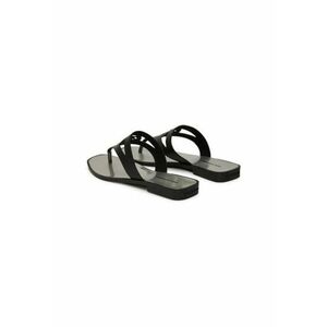 Papuci flip-flop dama KL80407 - Piele naturala - Negru imagine