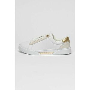 Pantofi sport din piele Chic Cour - Alb/Gri deschis imagine