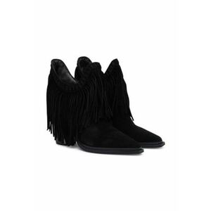 Botine dama 305457981 - Piele naturala - Negru imagine