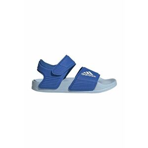 Sandale cu velcro si logo Adilette - Albastru lavanda/Albastru glaciar imagine