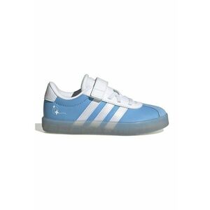 Pantofi sport din piele ecologica cu garnitura din piele intoarsa VL Court 3.0 - Alb/Albastru imagine