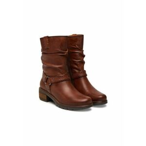 Botine dama - piele naturala - maro set ghetute imagine
