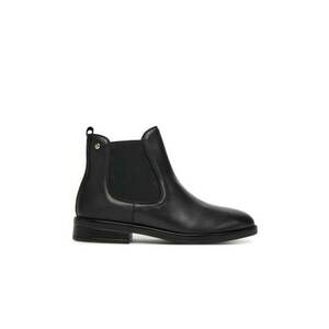 Ghete dama - Chelsea - piele naturala - negru imagine