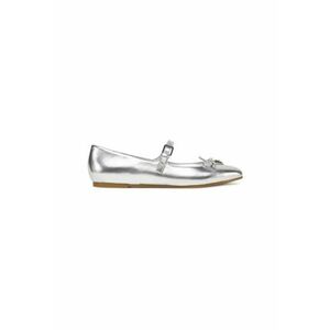 Balerini dama 304882654 - Piele naturala - Argintiu imagine