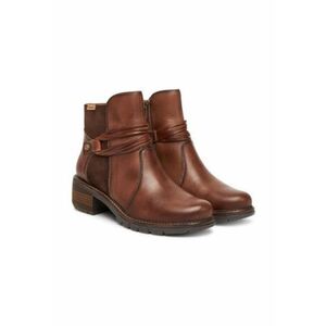 Botine dama - piele naturala - maro - set ghetute imagine