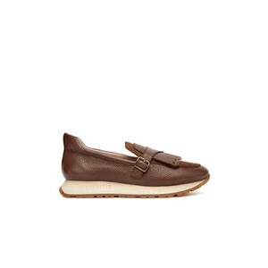 Mocasini dama 305492692 - piele naturala - maro imagine