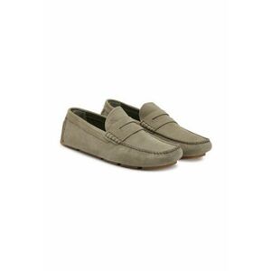 Mocasini barbatesti - piele naturala - kaki imagine