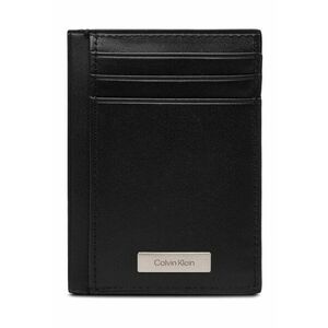 Portofel barbati - etui pentru carduri - piele naturala - negru imagine