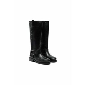 Cizme dama - 304553493 - piele naturala - negru imagine
