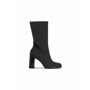 Botine dama din piele naturala - Negru imagine