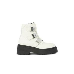 Botine din piele naturala - Bej imagine