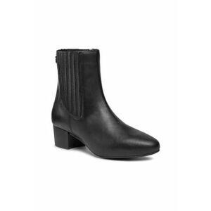 Botine dama piele naturala - Negru imagine