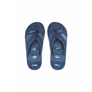 Slapi barbatesti - albastru - material textil imagine