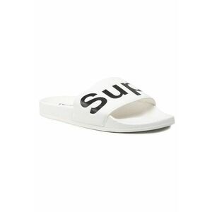 Papuci dama - piele ecologica - alb - set de slapi imagine
