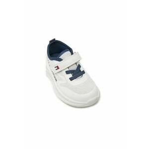 Tenisi baieti - material textil - alb/bleumarin imagine