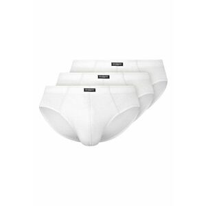 Chiloti tip slipi barbati Classic set de 3 perechi Alb - Negru imagine