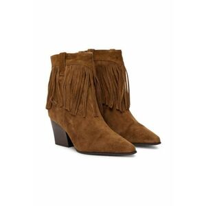 Botine dama - maro - piele imagine