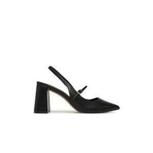 Pantofi dama - 305527110 - piele ecologica - negru imagine