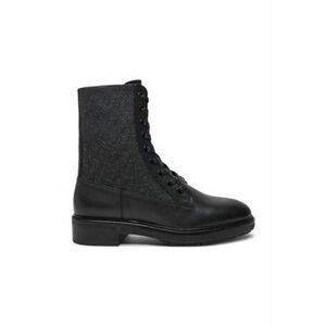 Botine dama - piele naturala - negru - imagine