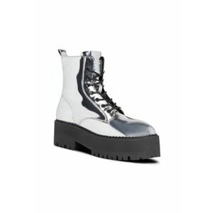 Botine dama - piele ecologica - gri imagine