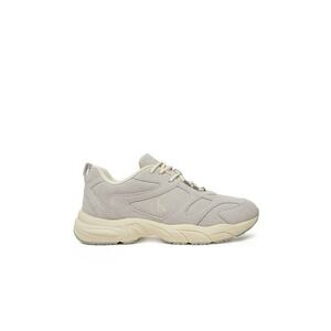 Pantofi sport pentru barbati - 304568381 - piele naturala - gri imagine