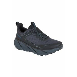 Pantofi trekking barbati piele ecologica/plasa - negru imagine