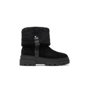 Botine piele naturala pentru femei - Negru imagine