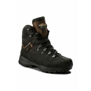 Ghete de trekking barbati - piele naturala - negru - imagine
