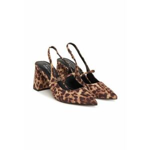 Sandale pentru dama - 305527127 - piele ecologica - imprimeu leopard imagine
