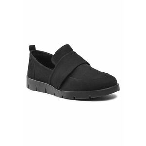 Mocasini dama piele nabuc - negru imagine