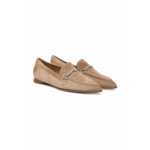 Mocasini dama - Hogl - bej - piele naturala imagine