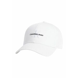 Sapca de bumbac organic cu logo brodat - Alb optic imagine