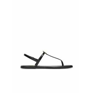Sandale dama - piele ecologica - negru - imagine