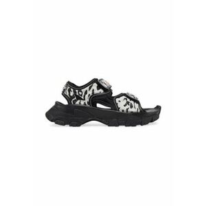 Sandale demi-wedge cu imprimeu Stella McCartney imagine