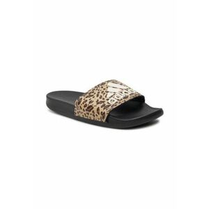 Papuci din poliester cu model animal print - imagine