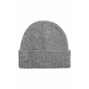 Caciula elastica cu broderie logo - Gri melange imagine