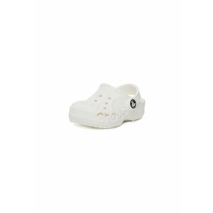 Papuci copii - slapi albi - material sintetic - stil sportiv - imagine