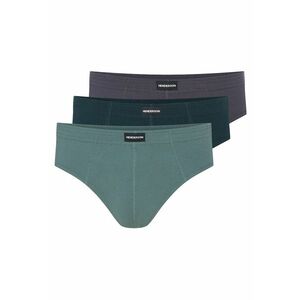 Slip barbati set de 3 perechi albastru - albastru deschis - gri - bumbac - croiala regular fit imagine