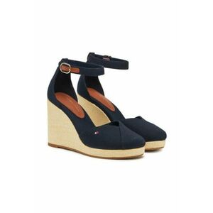Pantofi dama - bleumarin - platforma - textil imagine