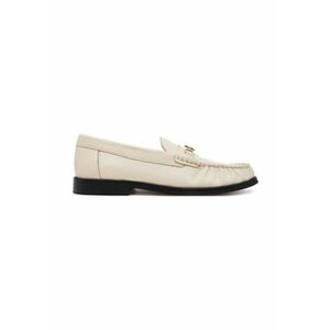 Mocasini dama - piele naturala - bej - imagine