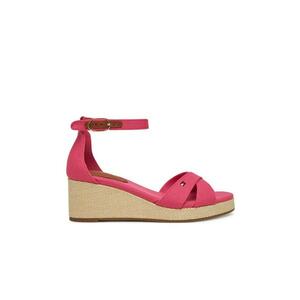Sandale dama - roz - material textil - talpa plata imagine