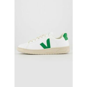 Pantofi sport low-cut cu detalii logo - Alb/Verde imagine