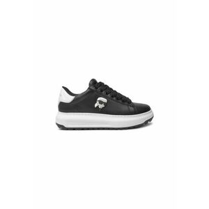 Pantofi sport barbati - KL57530 - Piele naturala - 46 EU - Negru imagine